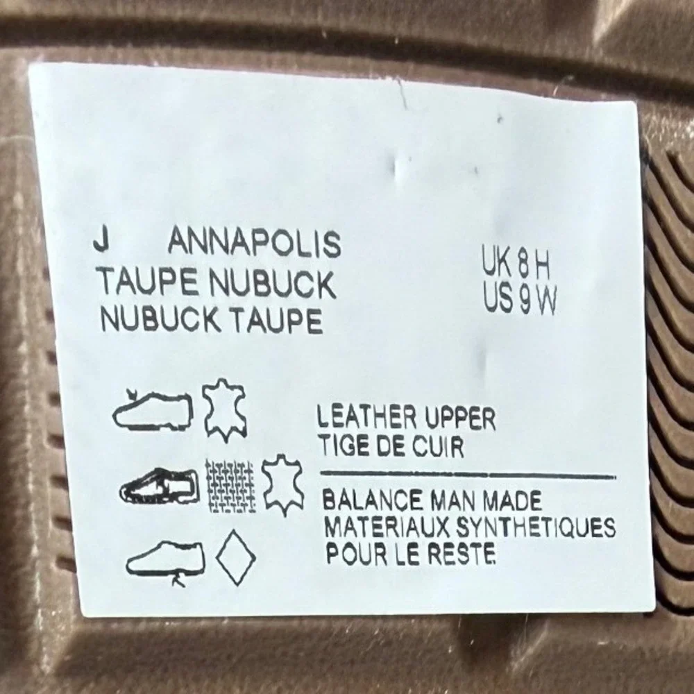 Clarks Unstructured Men's 9W Annapolis Boat Shoes Taupe Nubuck Leather 0726